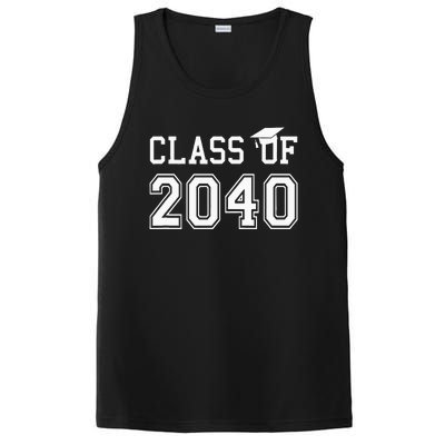 Class Of 2040 Graduation Hat Gift Future School Graduate PosiCharge Competitor Tank