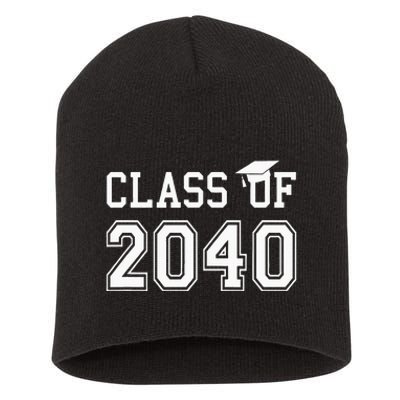 Class Of 2040 Graduation Hat Gift Future School Graduate Short Acrylic Beanie