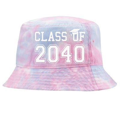 Class Of 2040 Graduation Hat Gift Future School Graduate Tie-Dyed Bucket Hat