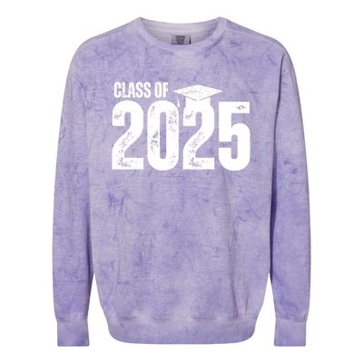 Class Of 2025 Congrats Grad 2025 Congratulations Graduate Gift Colorblast Crewneck Sweatshirt