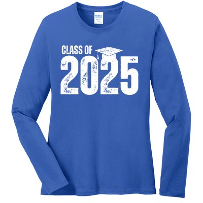 Class Of 2025 Congrats Grad 2025 Congratulations Graduate Gift Ladies Long Sleeve Shirt