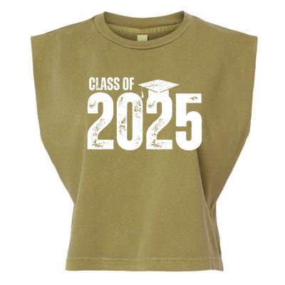 Class Of 2025 Congrats Grad 2025 Congratulations Graduate Gift Garment-Dyed Women's Muscle Tee