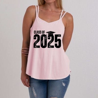 Class Of 2025 Congrats Grad 2025 Congratulations Graduate Gift Women's Strappy Tank