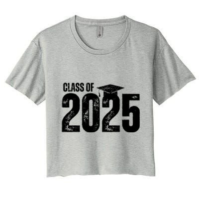 Class Of 2025 Congrats Grad 2025 Congratulations Graduate Gift Women's Crop Top Tee