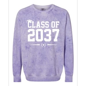 Class Of 2037 Grow With Me Colorblast Crewneck Sweatshirt