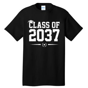 Class Of 2037 Grow With Me Tall T-Shirt