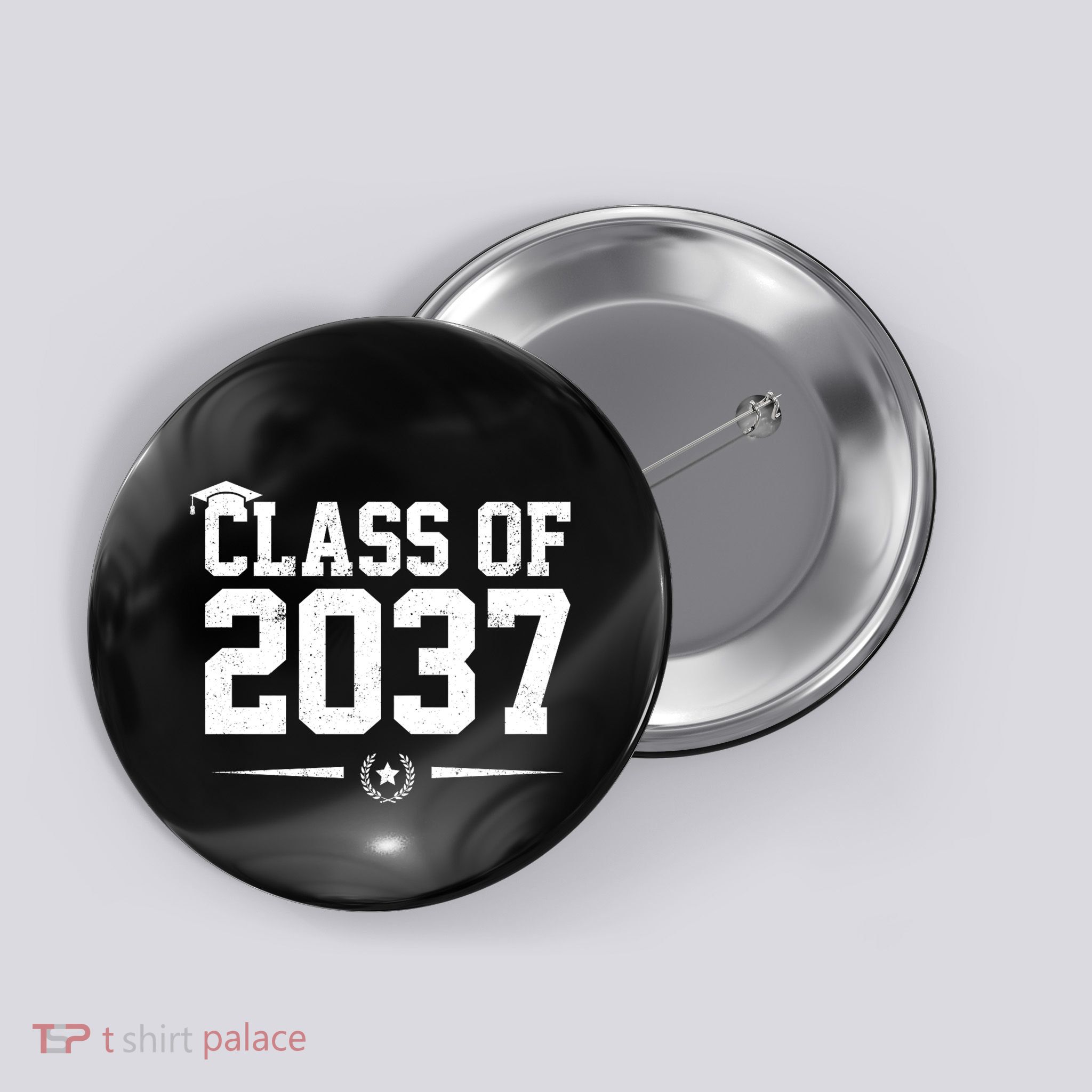 Class Of 2037 Grow With Me Button