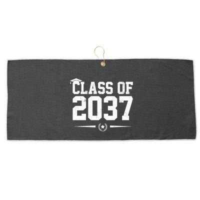 Class Of 2037 Grow With Me Large Microfiber Waffle Golf Towel