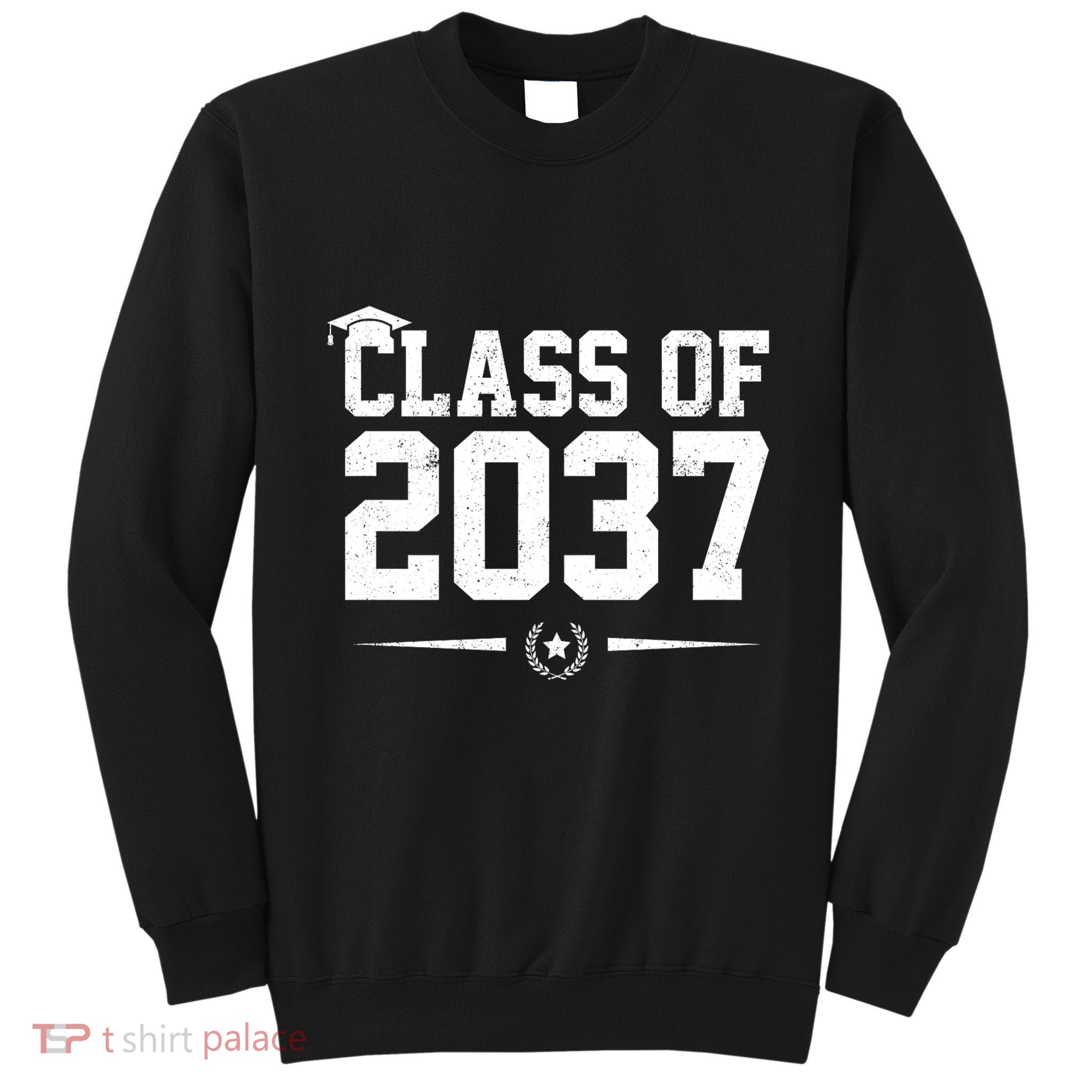 Class Of 2037 Grow With Me Tall Sweatshirt
