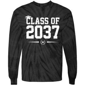 Class Of 2037 Grow With Me Tie-Dye Long Sleeve Shirt