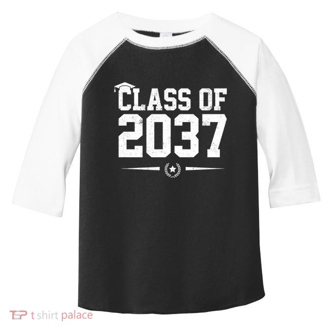 Class Of 2037 Grow With Me Toddler Fine Jersey T-Shirt