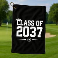 Class Of 2037 Grow With Me Golf Towel