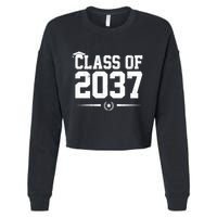 Class Of 2037 Grow With Me Cropped Pullover Crew