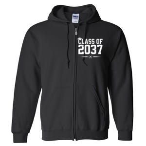 Class Of 2037 Grow With Me Full Zip Hoodie