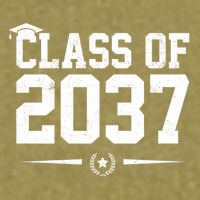 Class Of 2037 Grow With Me Garment-Dyed Women's Muscle Tee
