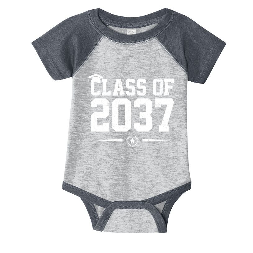 Class Of 2037 Grow With Me Infant Baby Jersey Bodysuit