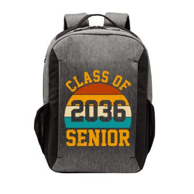 Class Of 2036 Senior Retro Sunset Vector Backpack