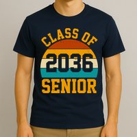 Class Of 2036 Senior Retro Sunset T-Shirt