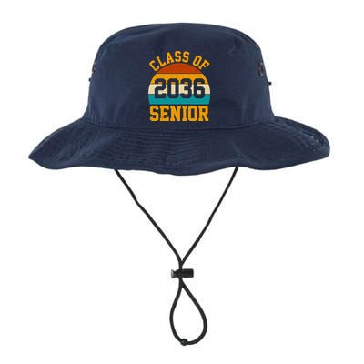 Class Of 2036 Senior Retro Sunset Bucket Hat