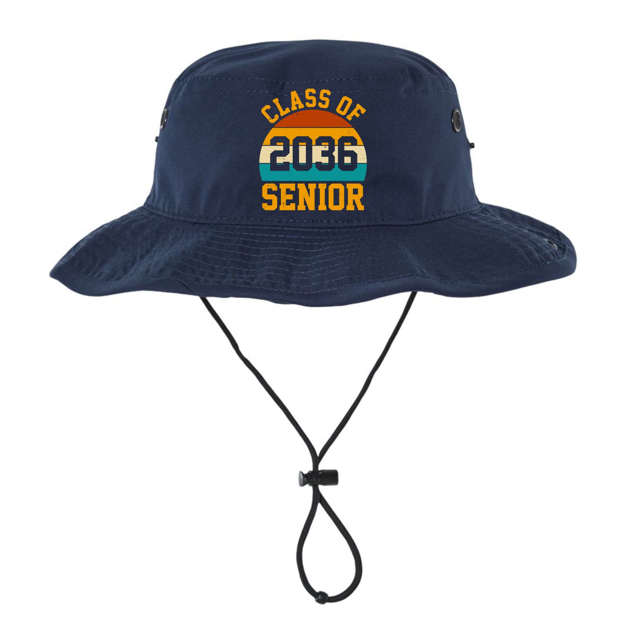 Class Of 2036 Senior Retro Sunset Bucket Hat