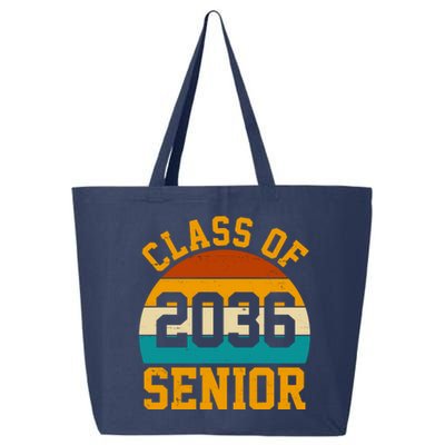 Class Of 2036 Senior Retro Sunset 25L Jumbo Tote