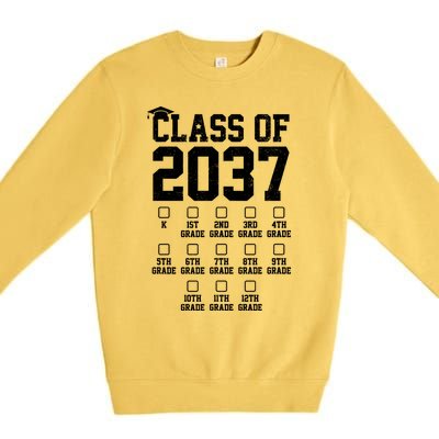 Class Of 2037 Grow With Me Premium Crewneck Sweatshirt