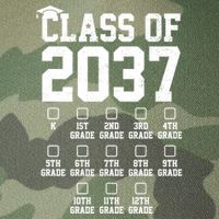 Class Of 2037 Grow With Me Legacy Tie Dye Trucker Hat