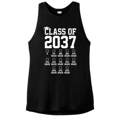 Class Of 2037 Grow With Me Ladies PosiCharge Tri-Blend Wicking Tank