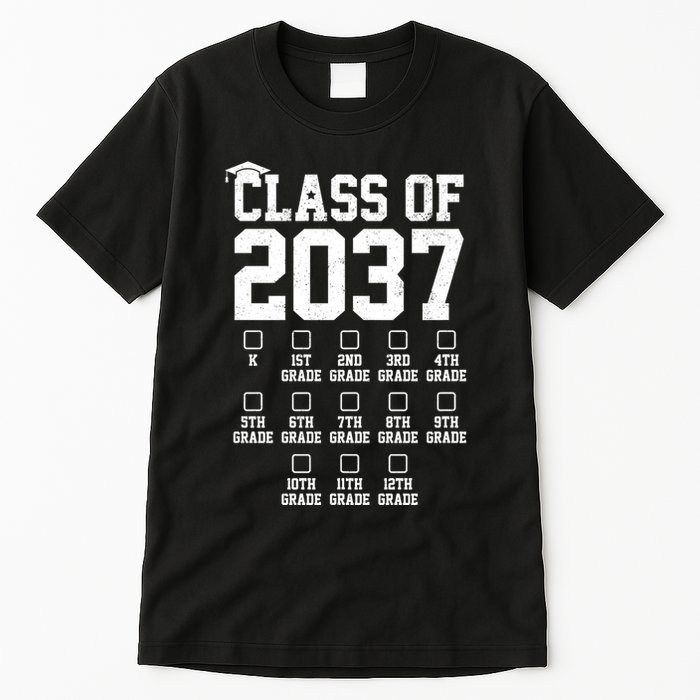 Class Of 2037 Grow With Me Tall T-Shirt