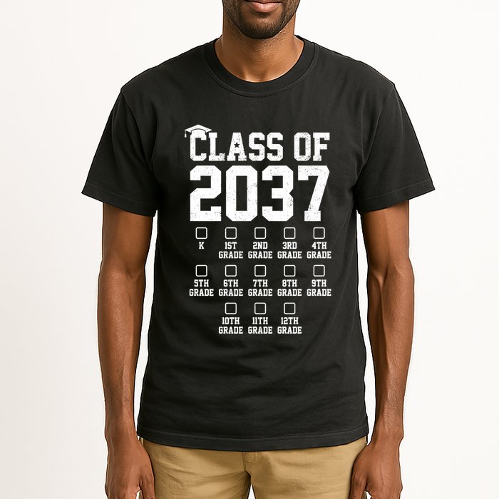 Class Of 2037 Grow With Me Tall T-Shirt