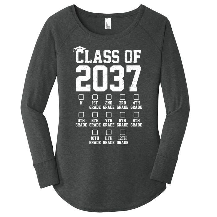 Class Of 2037 Grow With Me Women's Perfect Tri Tunic Long Sleeve Shirt