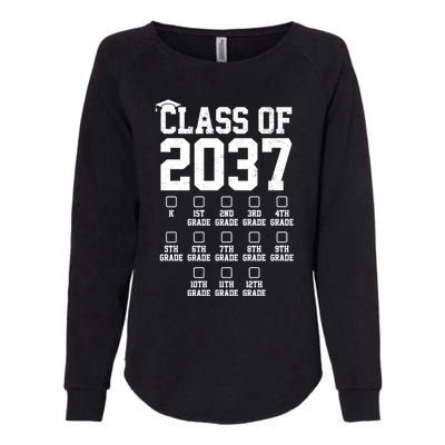 Class Of 2037 Grow With Me Womens California Wash Sweatshirt