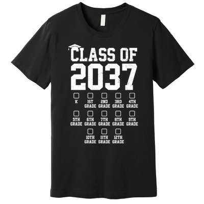 Class Of 2037 Grow With Me Premium T-Shirt