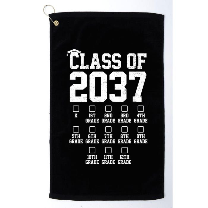 Class Of 2037 Grow With Me Golf Towel