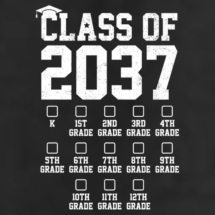Class Of 2037 Grow With Me Golf Towel