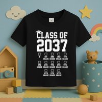 Class Of 2037 Grow With Me Toddler T-Shirt