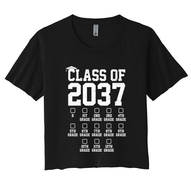 Class Of 2037 Grow With Me Crop Top