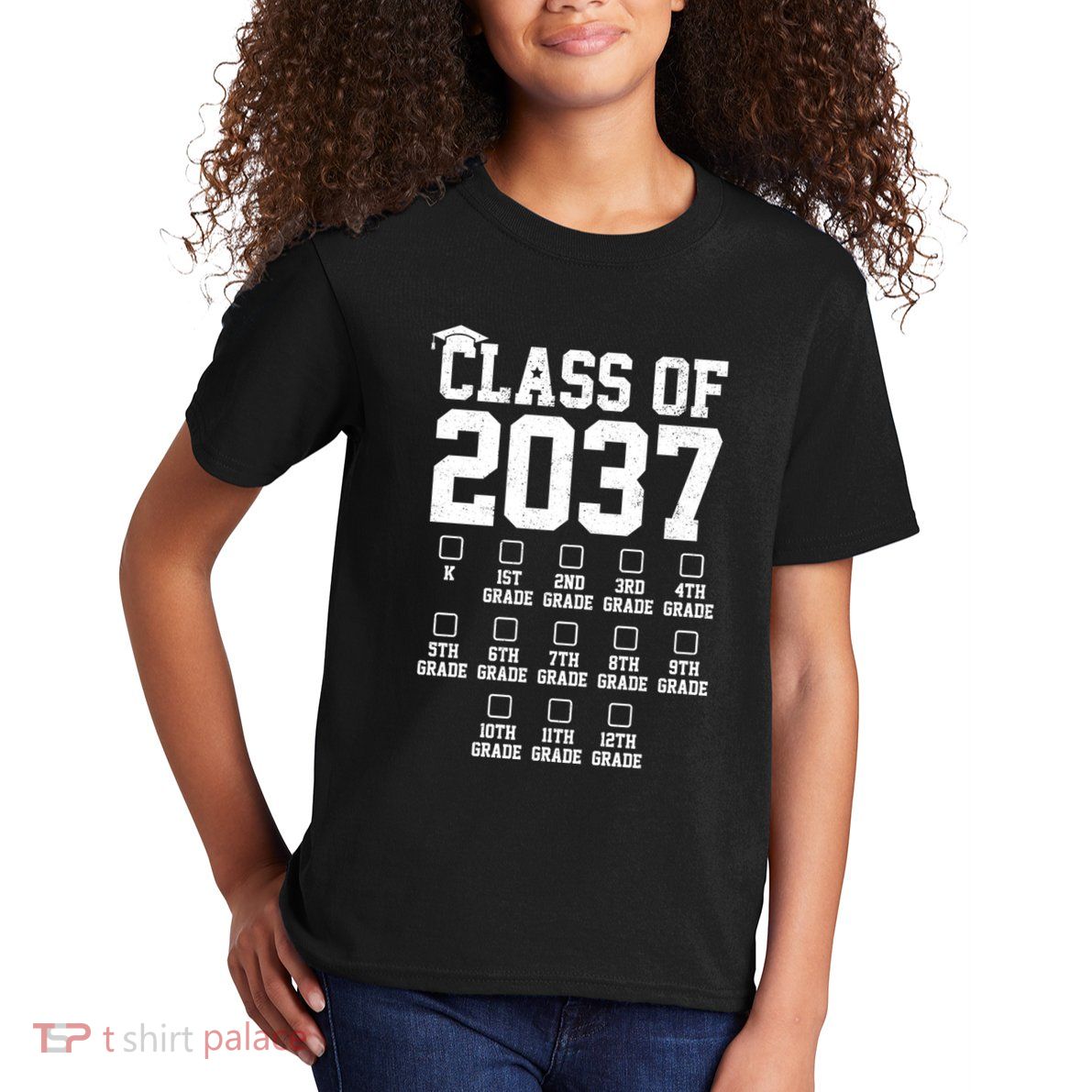 Class Of 2037 Grow With Me Kids T-Shirt
