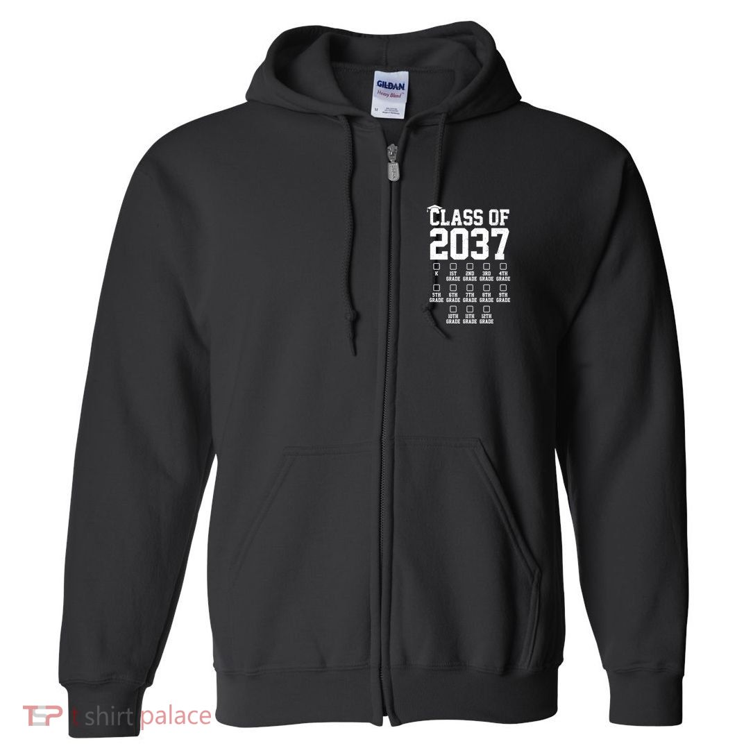 Class Of 2037 Grow With Me Full Zip Hoodie