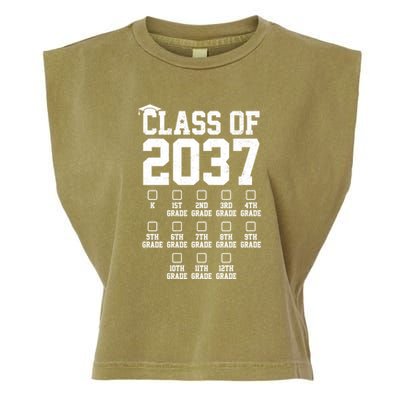 Class Of 2037 Grow With Me Garment-Dyed Women's Muscle Tee
