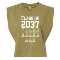 Class Of 2037 Grow With Me Garment-Dyed Women's Muscle Tee