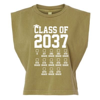 Class Of 2037 Grow With Me Garment-Dyed Women's Muscle Tee