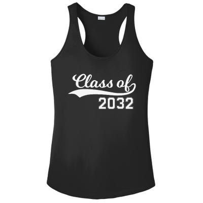 Class Of 2032 Grow With Me Funny First Day Of School Ladies PosiCharge Competitor Racerback Tank