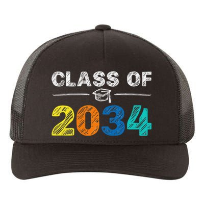 Class of 2034 Grow With Me First Day of School Graduation Yupoong Adult 5-Panel Trucker Hat