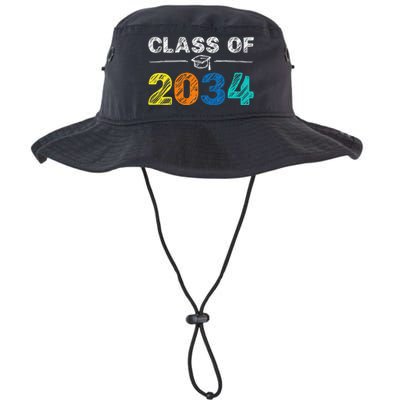 Class of 2034 Grow With Me First Day of School Graduation Legacy Cool Fit Booney Bucket Hat