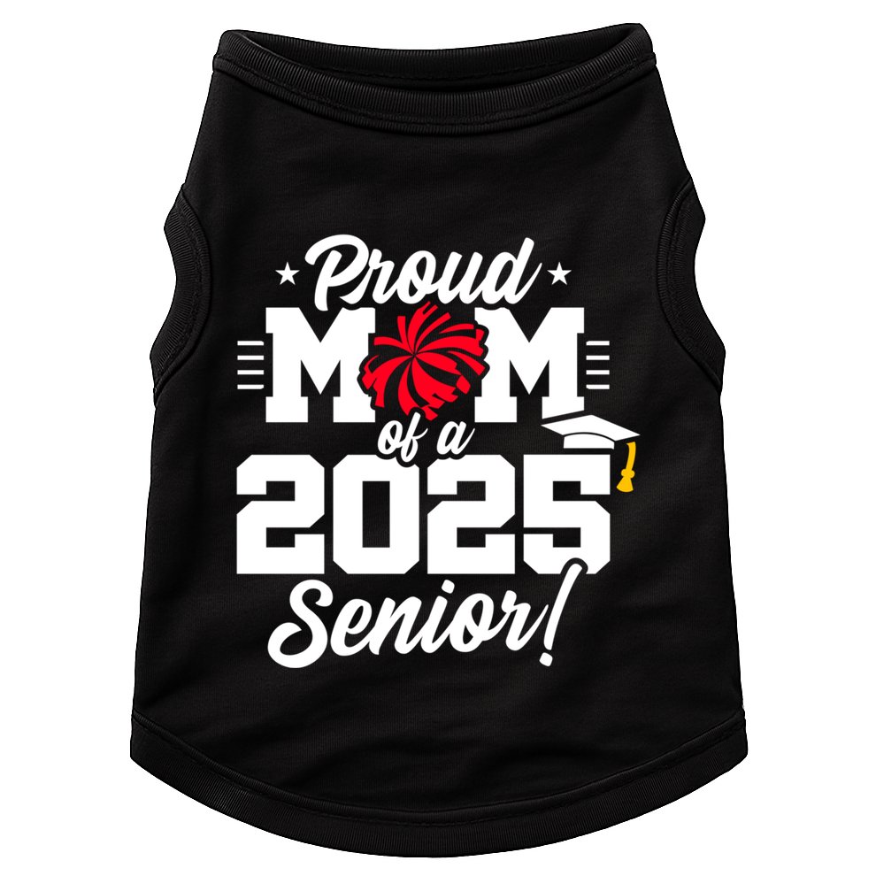 Class Of 2025 Senior Year Cheer Mom Senior 2025 Gift Doggie Tank