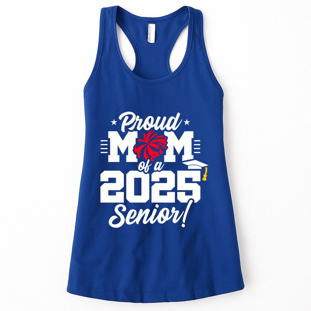 Class Of 2025 Senior Year Cheer Mom Senior 2025 Gift Womens Tank Top