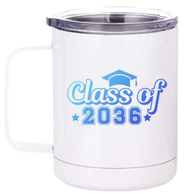 Class Of 2036 Grow With Me Gift First Day Of Kindergarten Gift 12 oz Stainless Steel Tumbler Cup