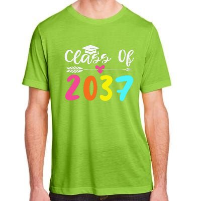 Class Of 2037 Grow With Me Graduation First Day Of School Love Adult ChromaSoft Performance T-Shirt