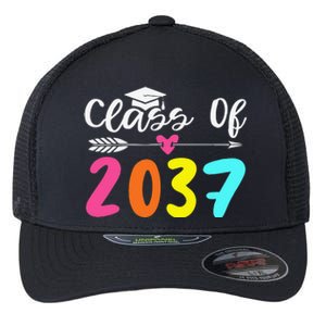 Class Of 2037 Grow With Me Graduation First Day Of School Love Flexfit Unipanel Trucker Cap